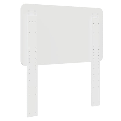 Kopfteil Glänzend Weiß 75 cm Holzwerkstoff