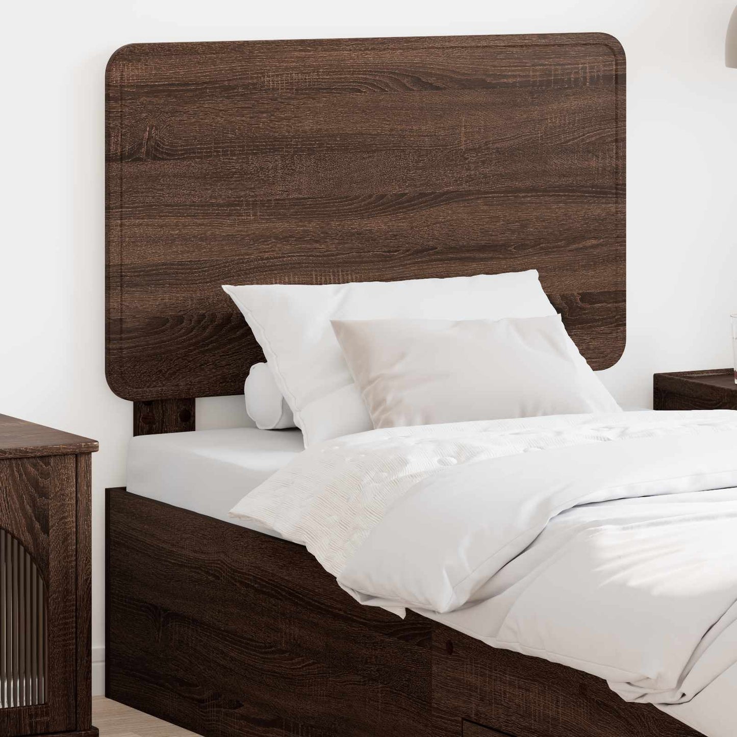 vidaXL Kopfteil Braun Eichen-Optik 75 cm Holzwerkstoff