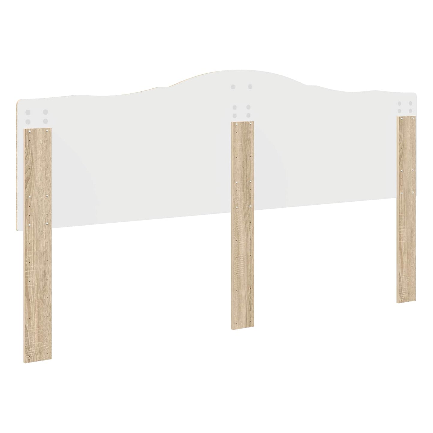 Kopfteil Sonoma-Eiche 200 cm Holzwerkstoff