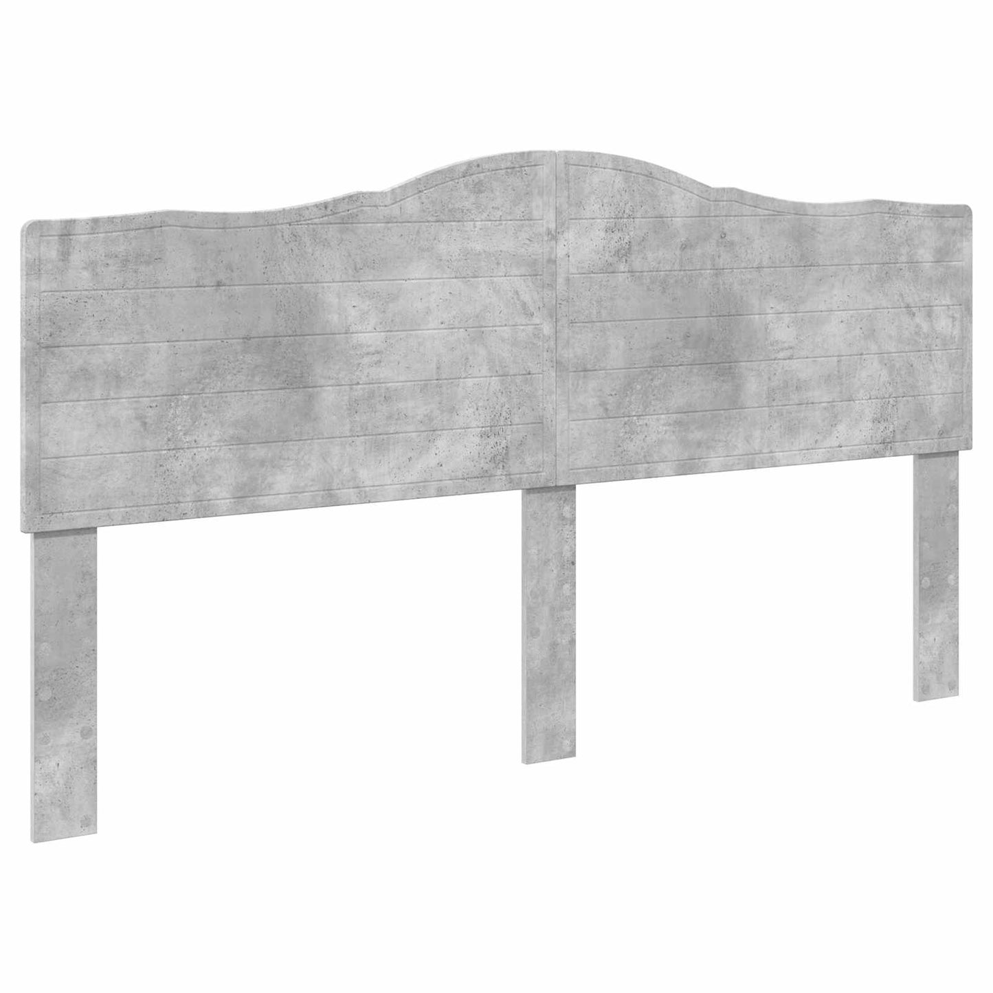 vidaXL Kopfteil Beton Grau 200 cm Holzwerkstoff