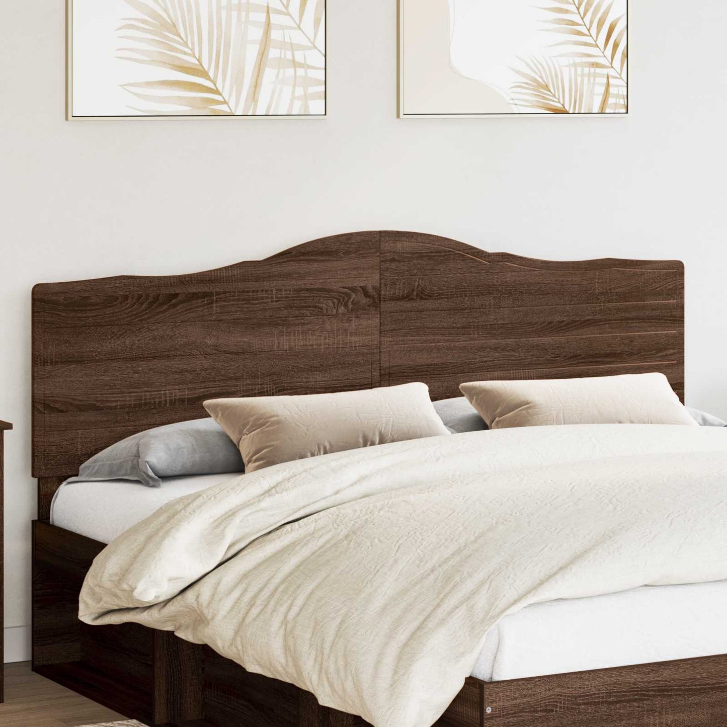 vidaXL Kopfteil Braun Eichen-Optik 200 cm Holzwerkstoff