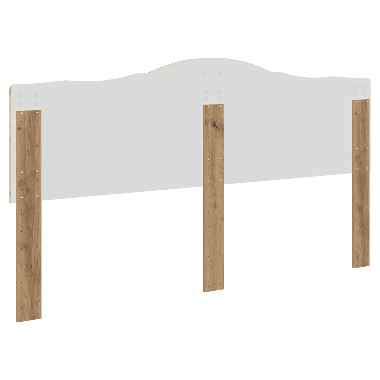 vidaXL Kopfteil Artisan-Eiche 180 cm Holzwerkstoff