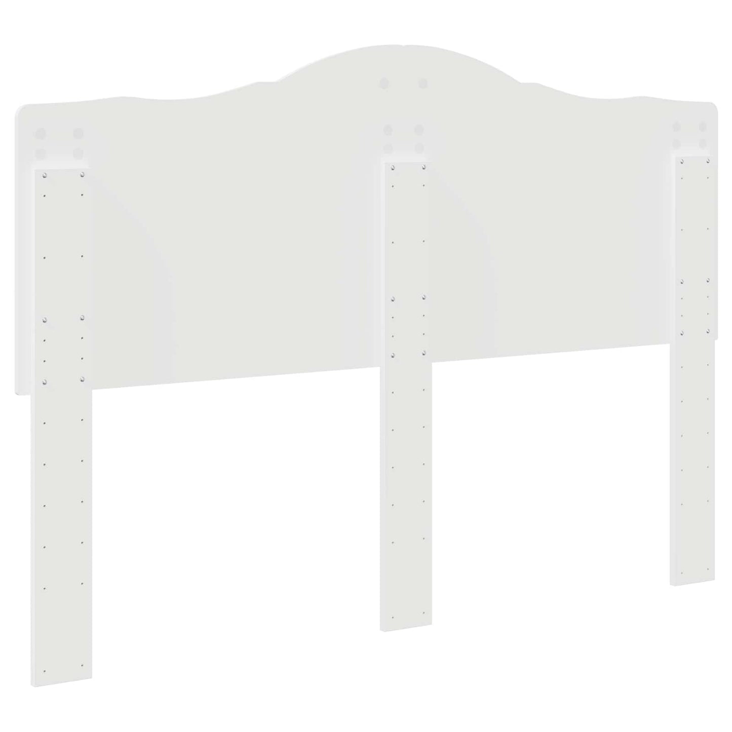 Kopfteil Weiß 160 cm Holzwerkstoff