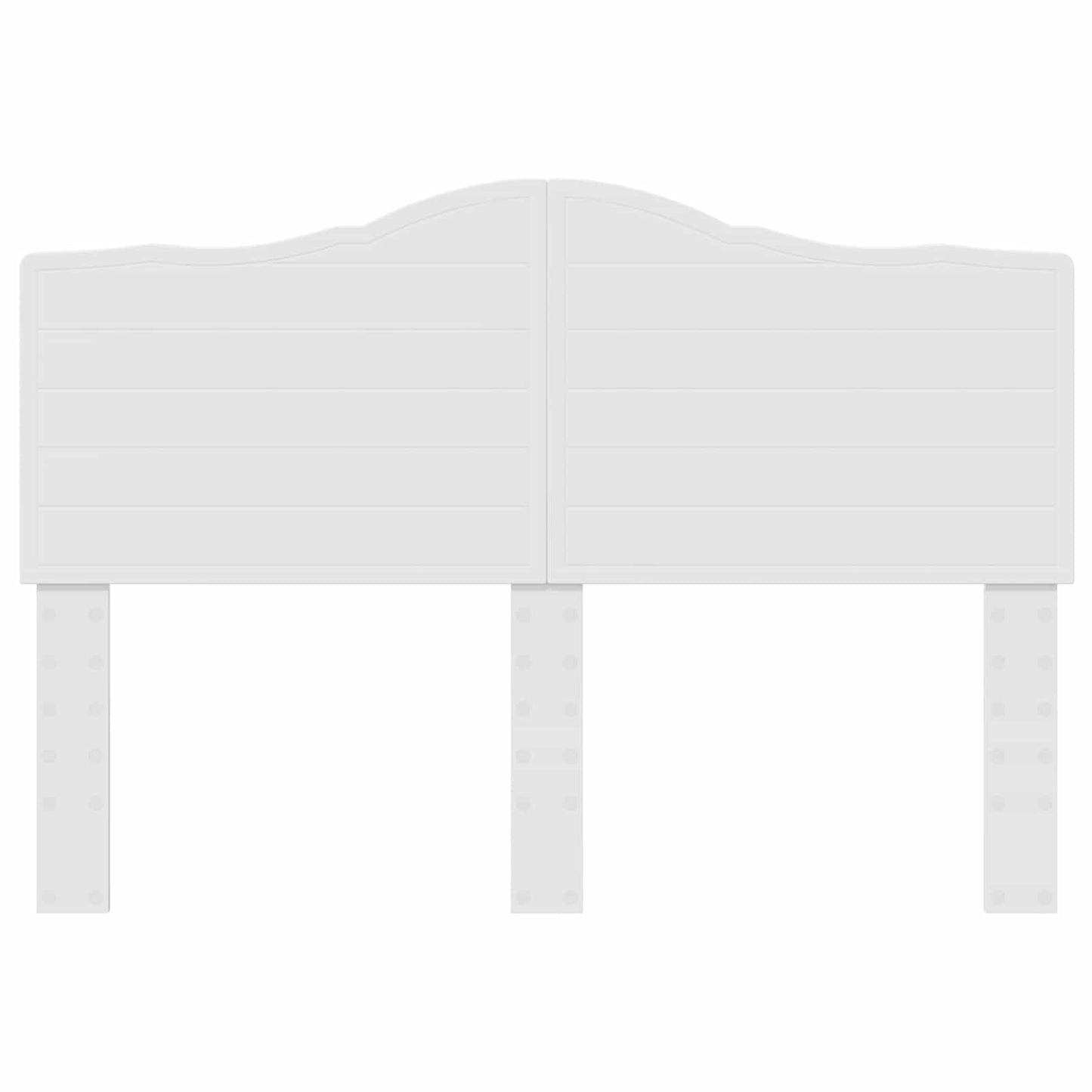 Kopfteil Weiß 160 cm Holzwerkstoff