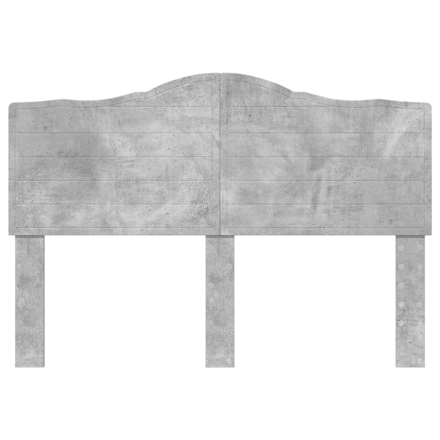 vidaXL Kopfteil Beton Grau 160 cm Holzwerkstoff