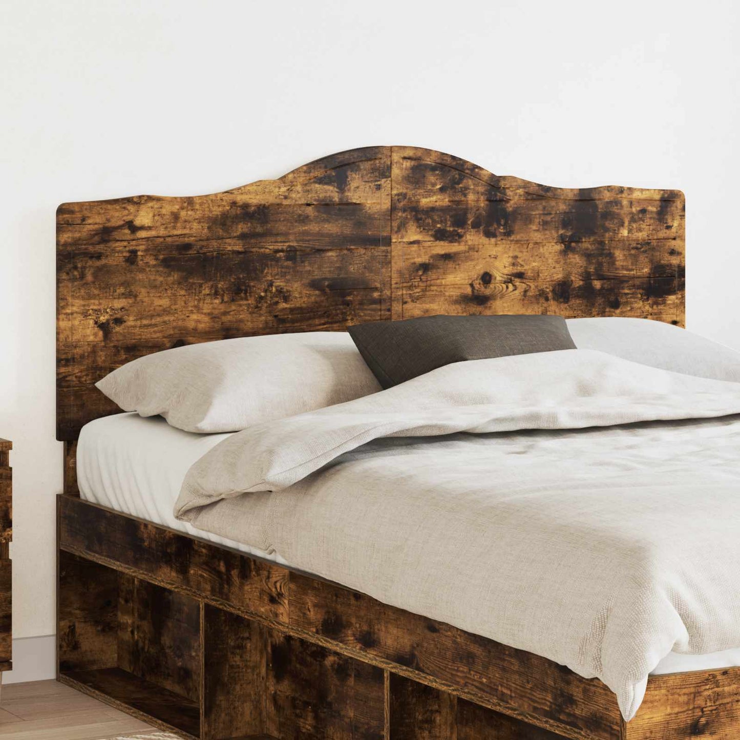 vidaXL Kopfteil Geräucherte Eiche 160 cm Holzwerkstoff