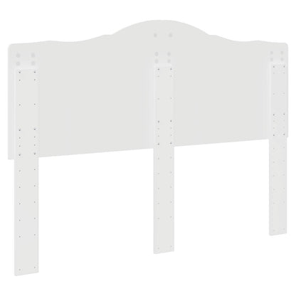 vidaXL Kopfteil Glänzend Weiß 150 cm Holzwerkstoff