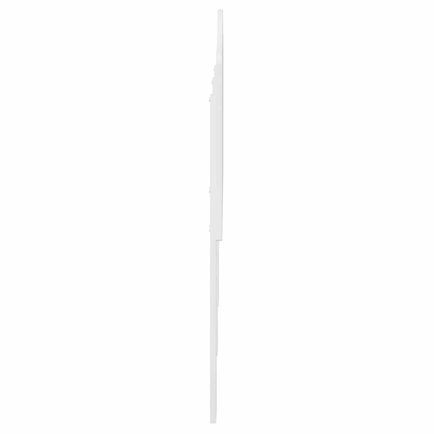 vidaXL Kopfteil Glänzend Weiß 150 cm Holzwerkstoff