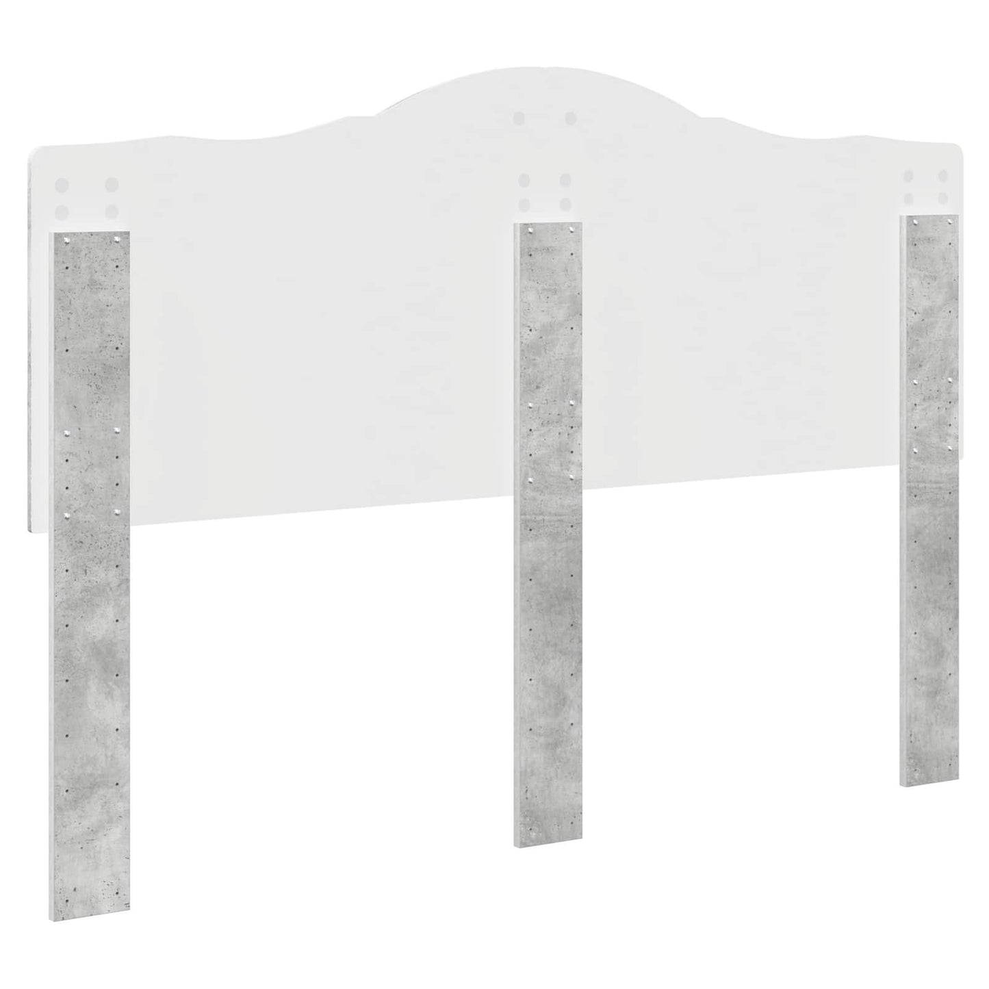 vidaXL Kopfteil Beton Grau 140 cm Holzwerkstoff