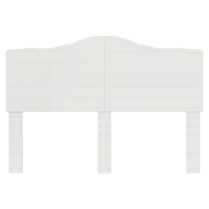 Kopfteil Glänzend Weiß 140 cm Holzwerkstoff