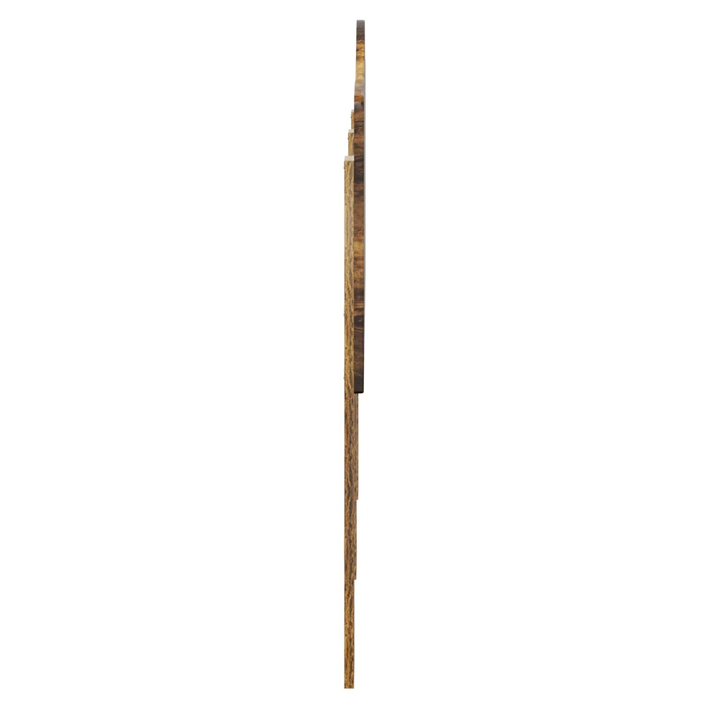 Kopfteil Geräucherte Eiche 140 cm Holzwerkstoff