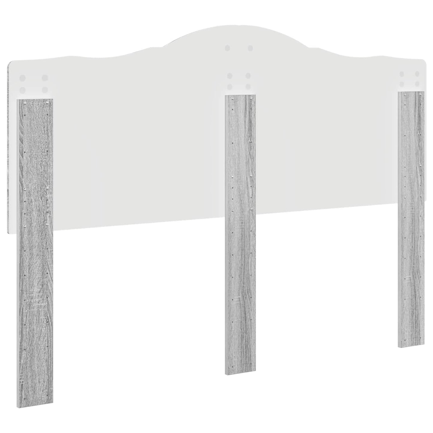 vidaXL Kopfteil Graues Sonoma 140 cm Holzwerkstoff