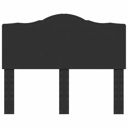 Kopfteil Schwarz Eichen-Optik 135 cm Holzwerkstoff