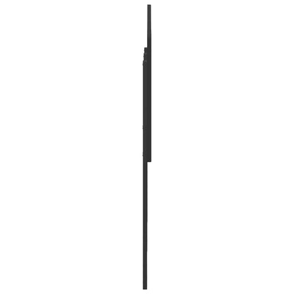 Kopfteil Schwarz Eichen-Optik 135 cm Holzwerkstoff