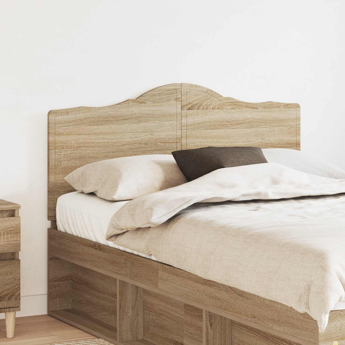 vidaXL Kopfteil Sonoma-Eiche 135 cm Holzwerkstoff