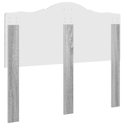 vidaXL Kopfteil Graues Sonoma 135 cm Holzwerkstoff