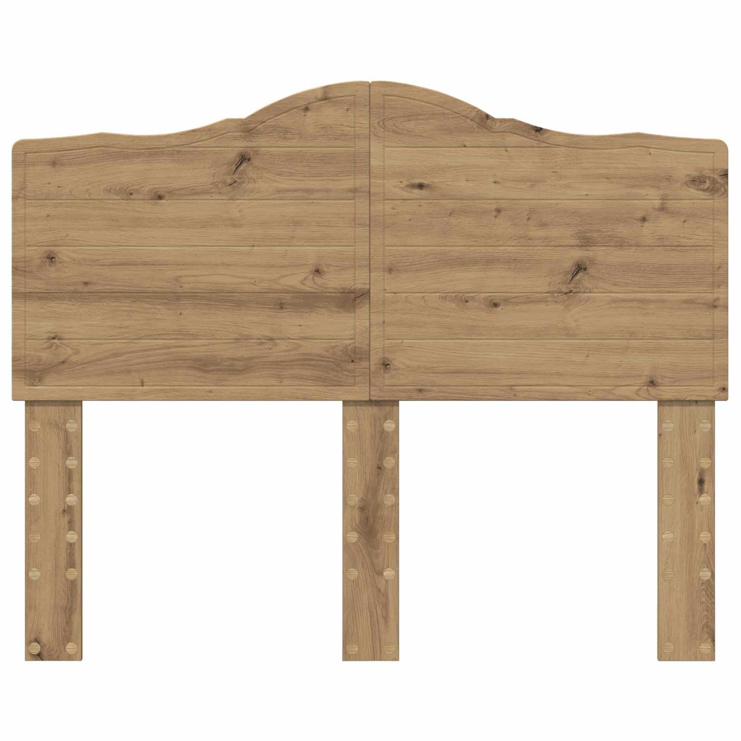 vidaXL Kopfteil Artisan-Eiche 135 cm Holzwerkstoff