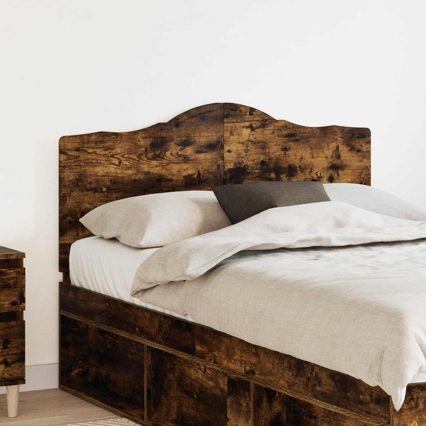 vidaXL Kopfteil Geräucherte Eiche 120 cm Holzwerkstoff