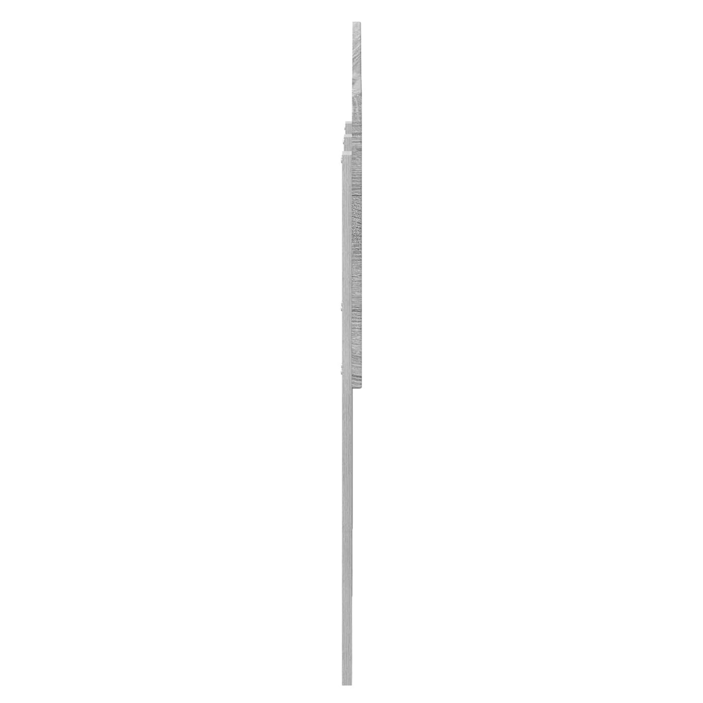 vidaXL Kopfteil Graues Sonoma 120 cm Holzwerkstoff