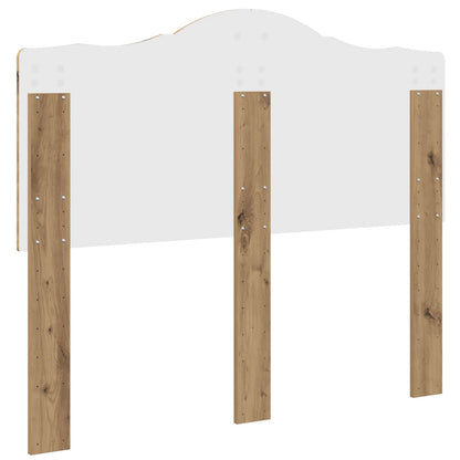 vidaXL Kopfteil Artisan-Eiche 120 cm Holzwerkstoff