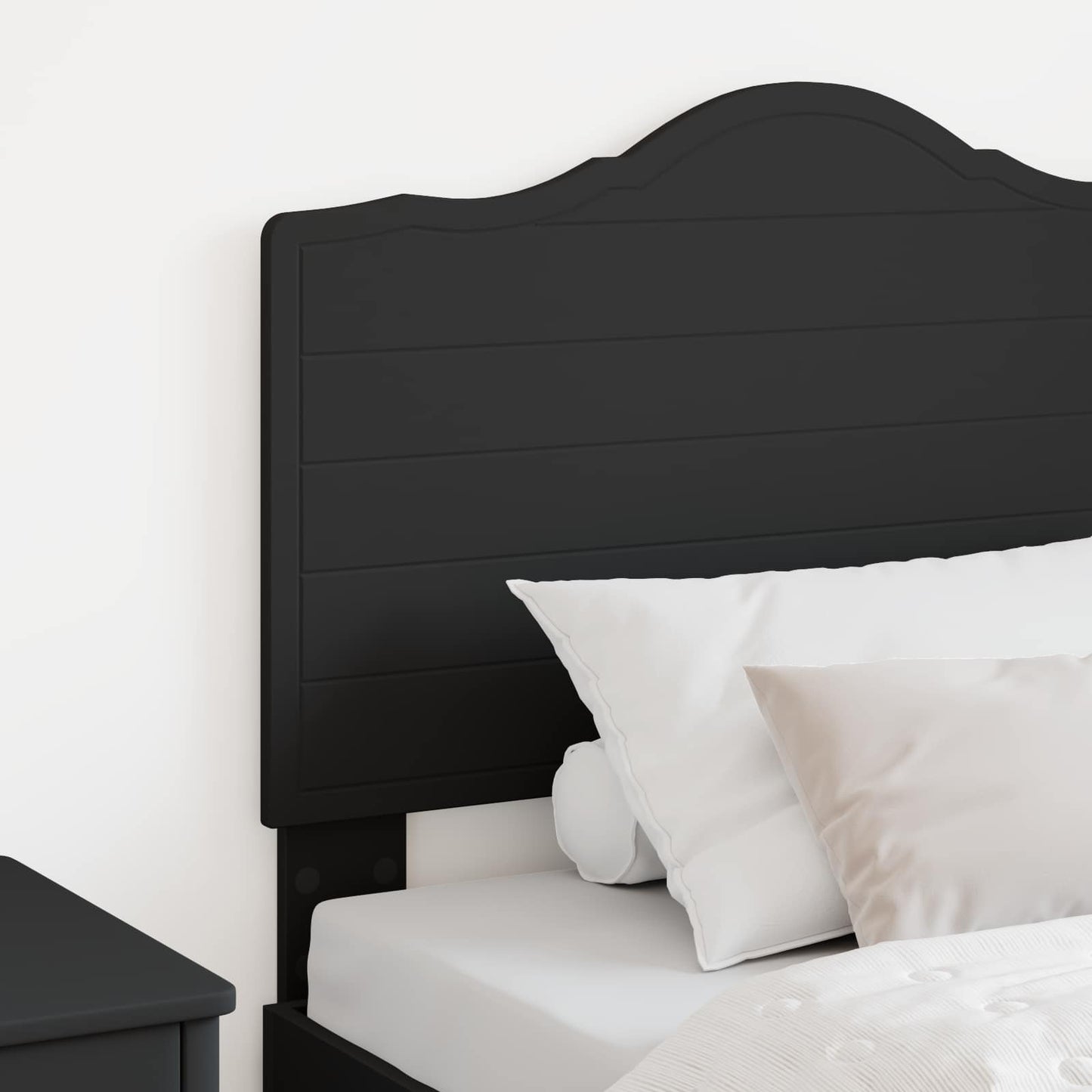 vidaXL Kopfteil Schwarz Eichen-Optik 100 cm Holzwerkstoff