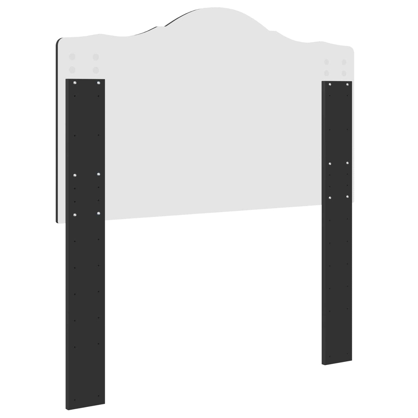 vidaXL Kopfteil Schwarz Eichen-Optik 100 cm Holzwerkstoff