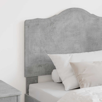 vidaXL Tête de lit Gris béton 100 cm Bois d'ingénierie