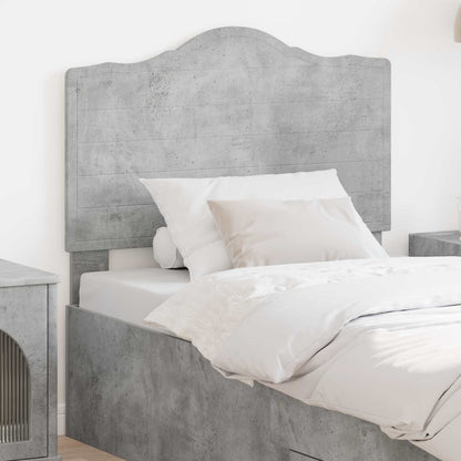 vidaXL Tête de lit Gris béton 100 cm Bois d'ingénierie