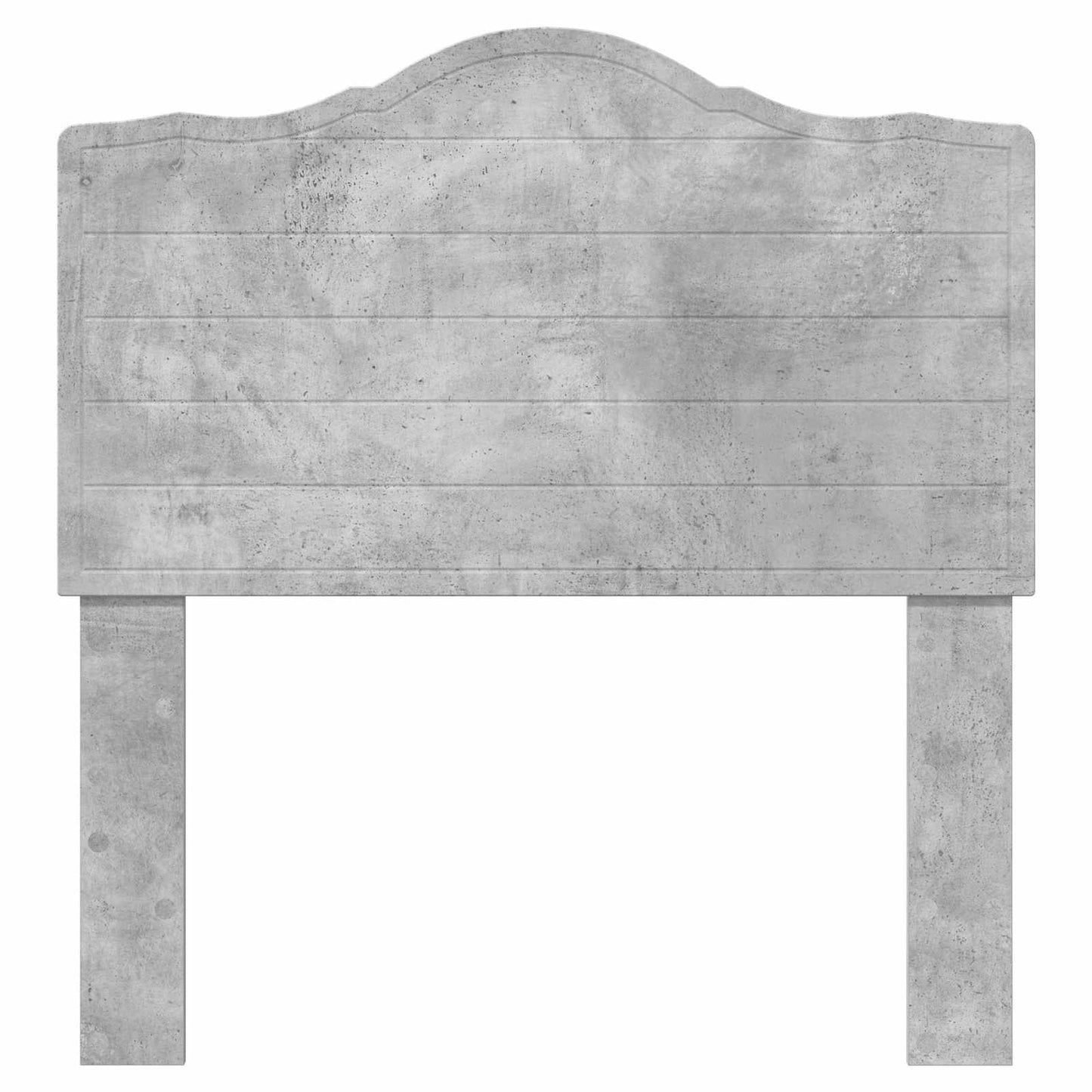 vidaXL Tête de lit Gris béton 100 cm Bois d'ingénierie