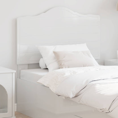 Kopfteil Glänzend Weiß 100 cm Holzwerkstoff