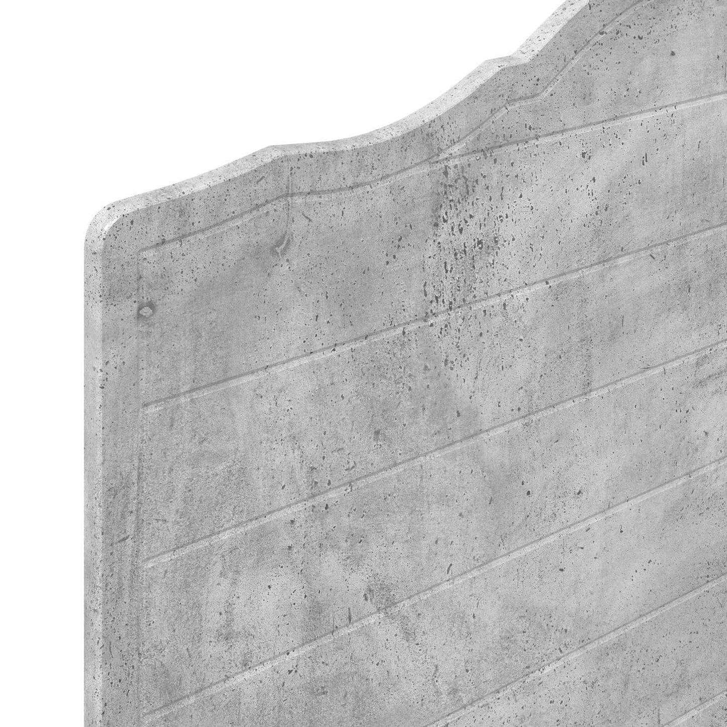 vidaXL Tête de lit gris béton 90 cm bois d'ingénierie