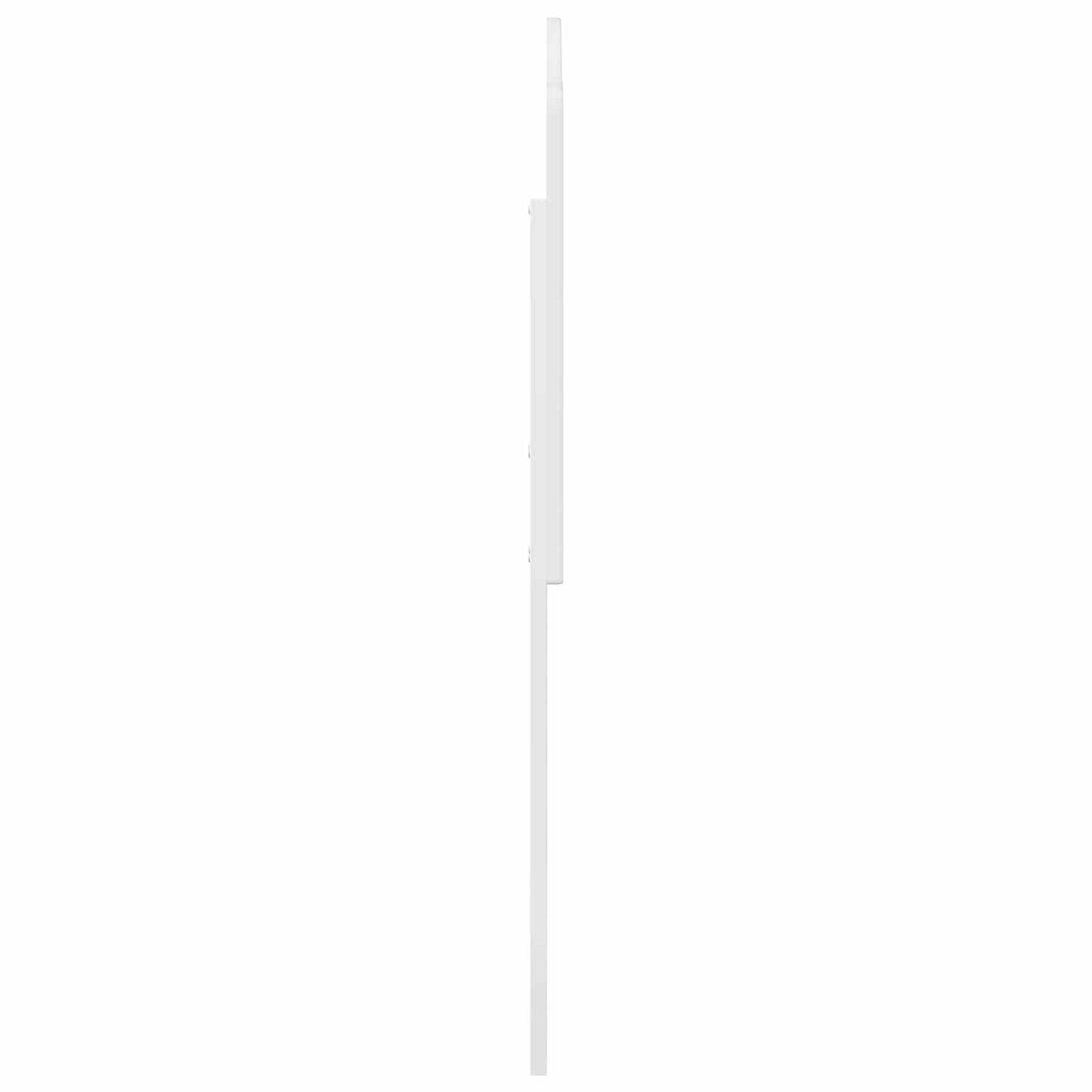 vidaXL Kopfteil Glänzend Weiß 90 cm Holzwerkstoff