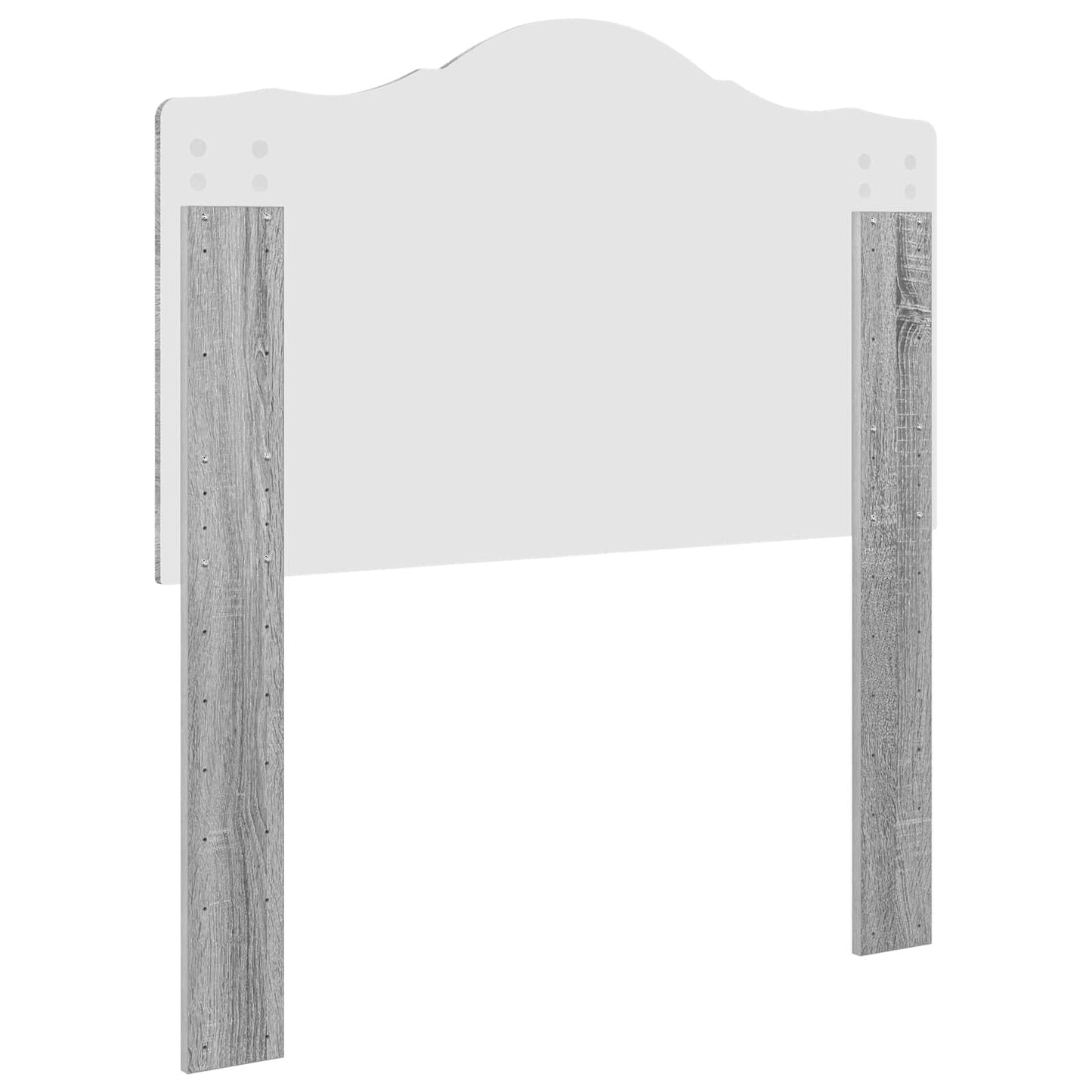 vidaXL Kopfteil Graues Sonoma 90 cm Holzwerkstoff