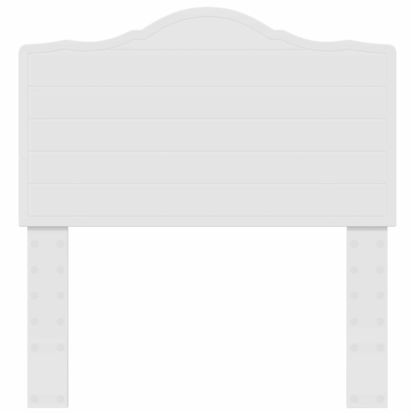 Kopfteil Weiß 80 cm Holzwerkstoff
