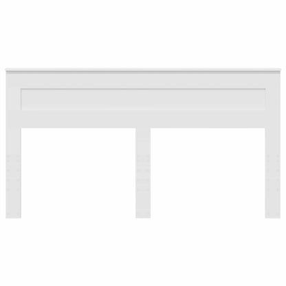Kopfteil Weiß 200 cm Holzwerkstoff