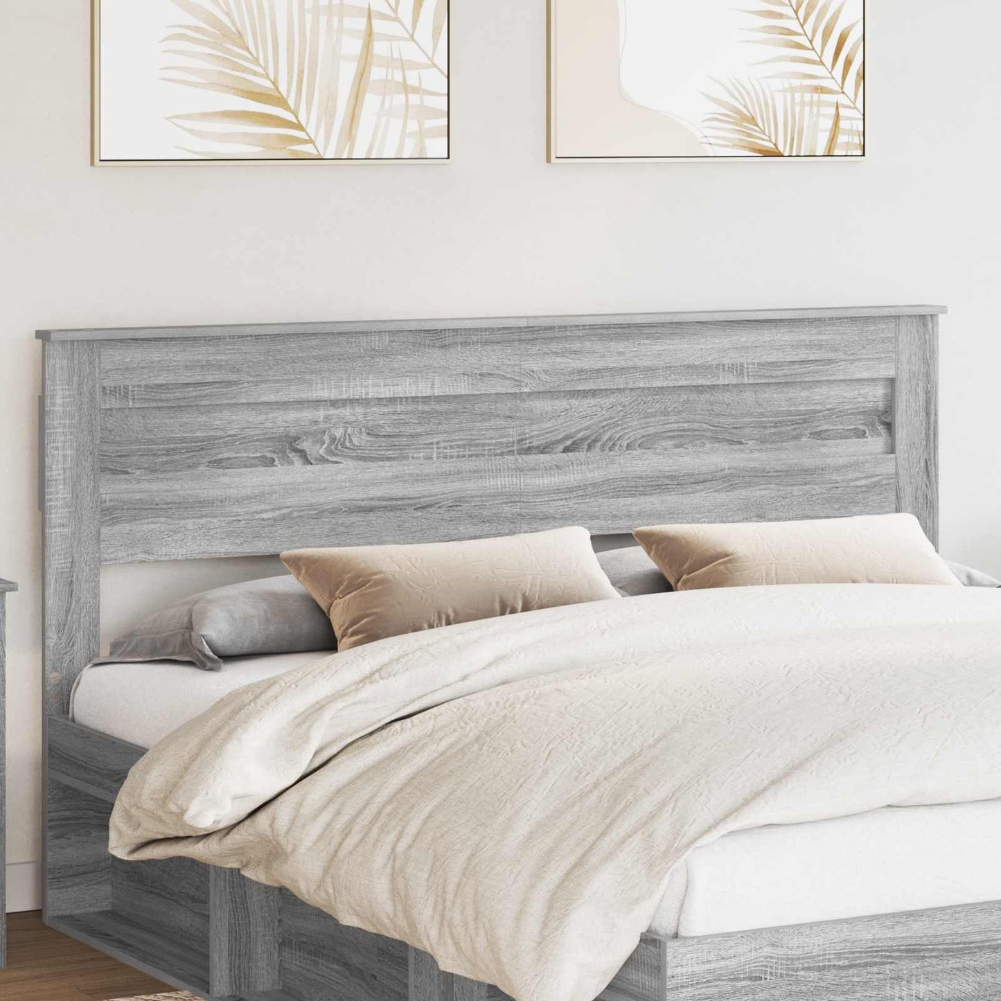 vidaXL Kopfteil Graues Sonoma 180 cm Holzwerkstoff
