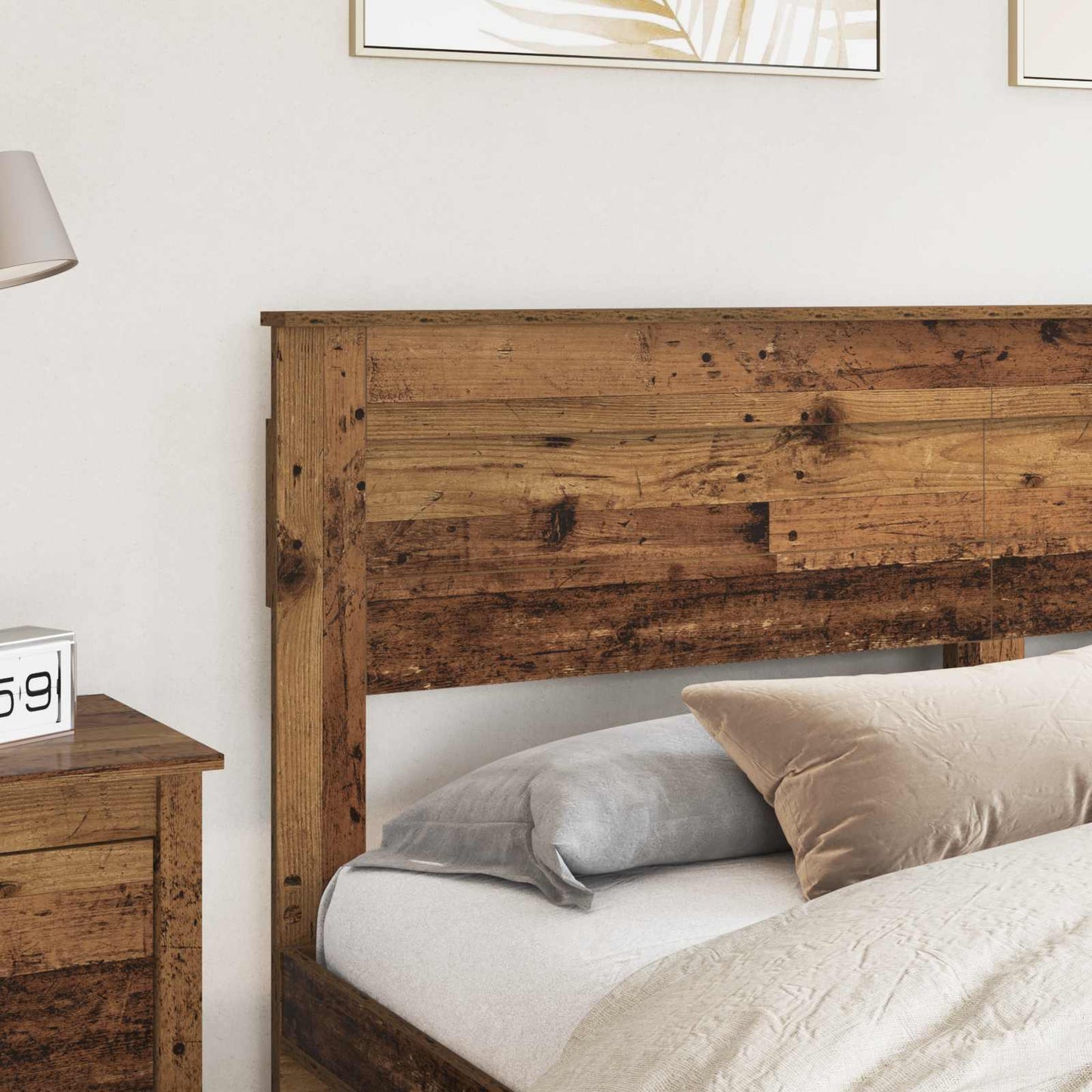 vidaXL Kopfteil Altholz 180 cm Holzwerkstoff