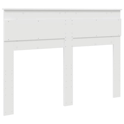vidaXL Kopfteil Weiß 160 cm Holzwerkstoff