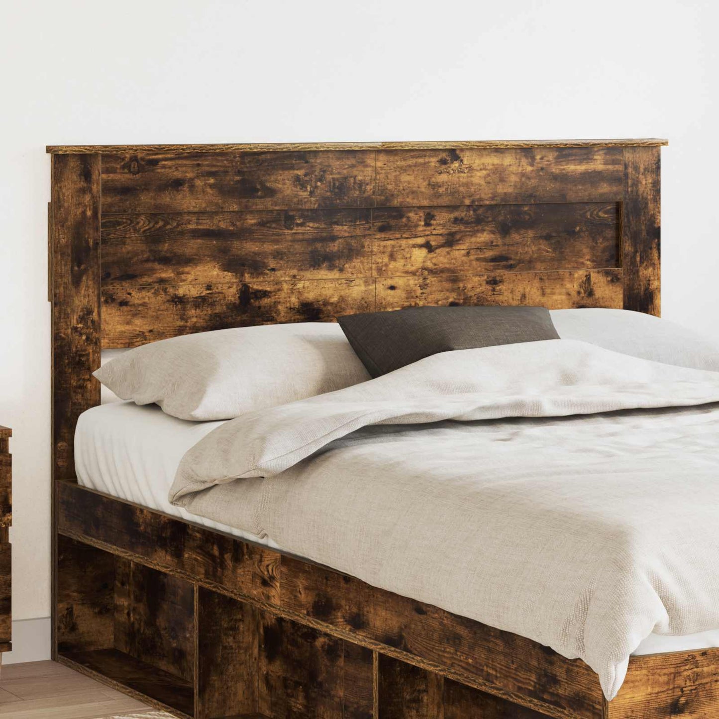 vidaXL Kopfteil Geräucherte Eiche 160 cm Holzwerkstoff