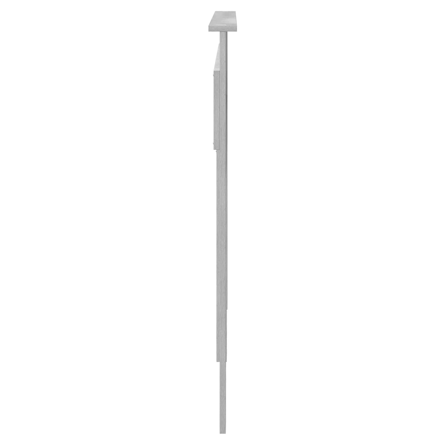 vidaXL Kopfteil Graues Sonoma 160 cm Holzwerkstoff