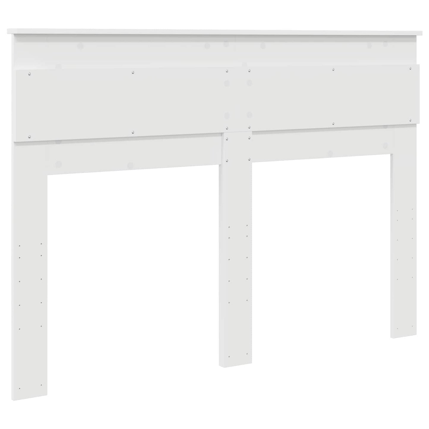 Kopfteil Weiß 150 cm Holzwerkstoff