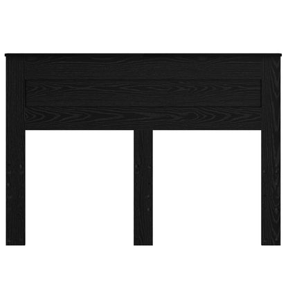 Kopfteil Schwarz Eichen-Optik 150 cm Holzwerkstoff