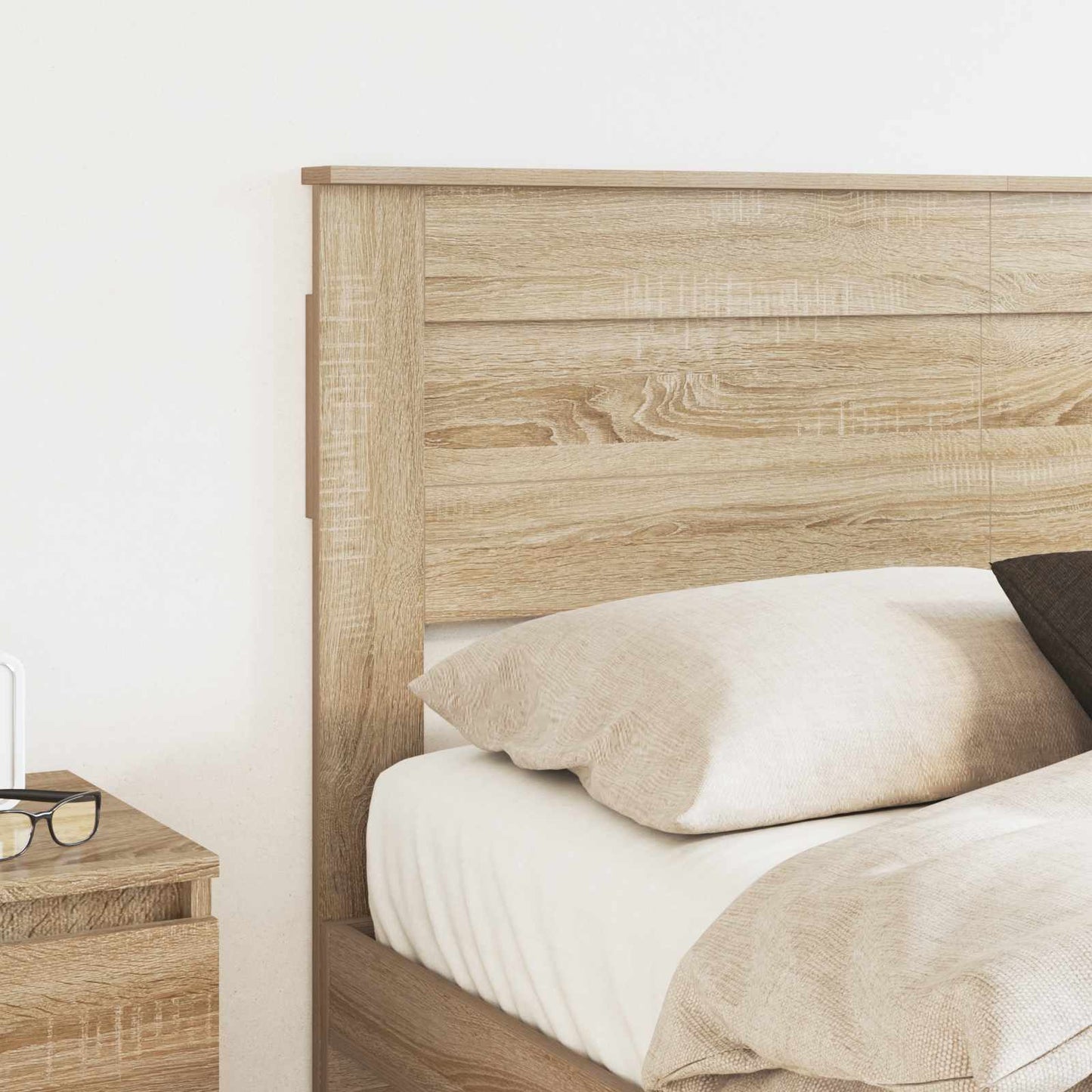vidaXL Kopfteil Sonoma-Eiche 150 cm Holzwerkstoff