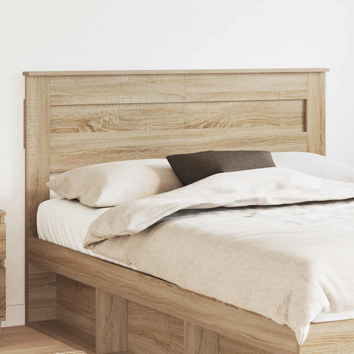 vidaXL Kopfteil Sonoma-Eiche 140 cm Holzwerkstoff