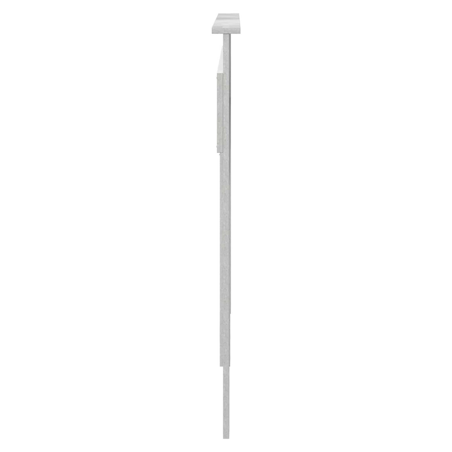 vidaXL Kopfteil Beton Grau 140 cm Holzwerkstoff