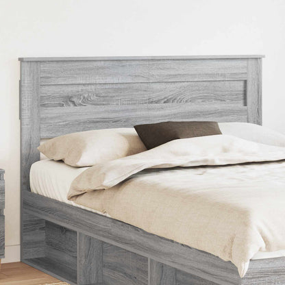 vidaXL Kopfteil Graues Sonoma 140 cm Holzwerkstoff