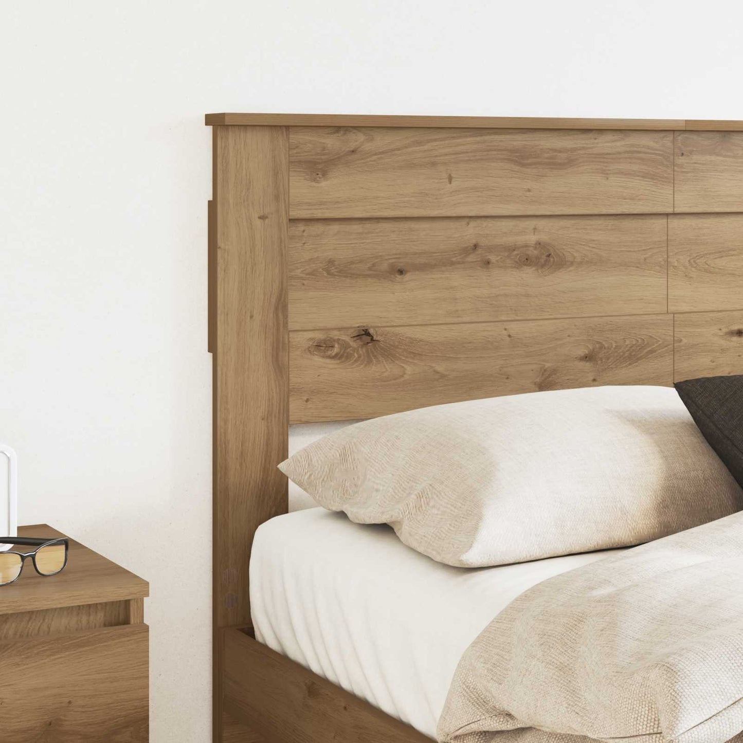 vidaXL Kopfteil Artisan-Eiche 140 cm Holzwerkstoff