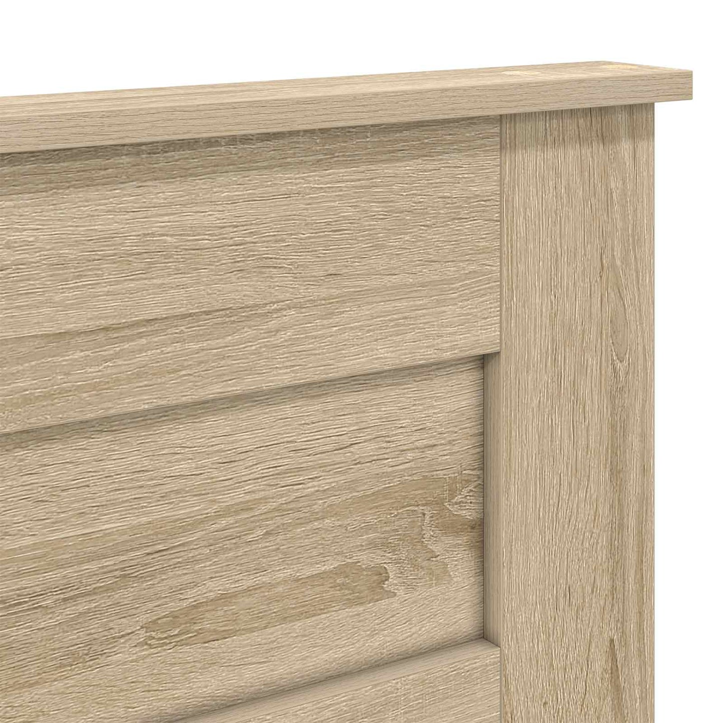 vidaXL Kopfteil Sonoma-Eiche 135 cm Holzwerkstoff