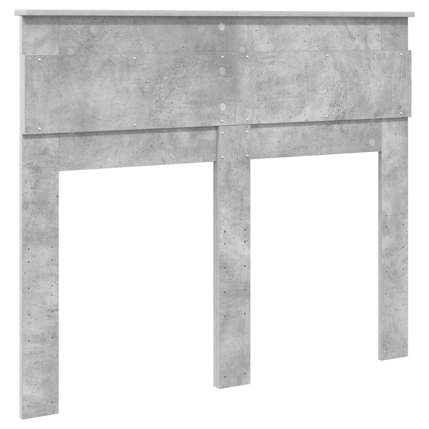 vidaXL Kopfteil Beton Grau 120 cm Holzwerkstoff