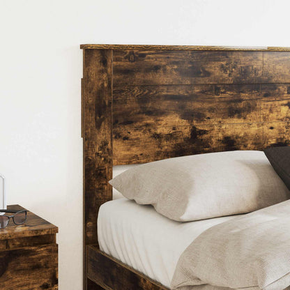 vidaXL Kopfteil Geräucherte Eiche 120 cm Holzwerkstoff